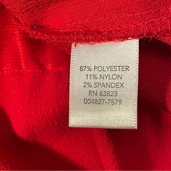 Christopher & Banks Women’s Lightweight Corduroy Jacket Zip Up Sz XL Colour Red - Picture 12 of 17